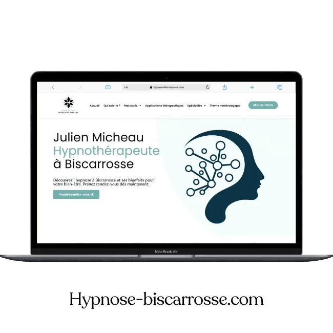 Création de site web pour Cabinet d’Hypnose — Hypnothérapie · Bien-être | Weboccitanie