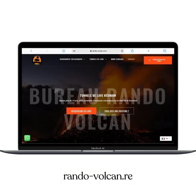 Création de site web pour Rando Volcan — Randonnée & tourisme | Weboccitanie