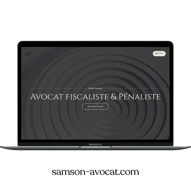 Création de site web pour Maître Samson — Avocat fiscaliste & pénaliste | Weboccitanie